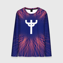 Лонгслив мужской Judas Priest red energy, цвет: 3D-принт