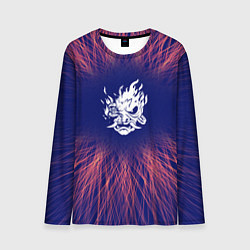 Лонгслив мужской Cyberpunk 2077 red energy, цвет: 3D-принт