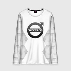 Лонгслив мужской Volvo white poly, цвет: 3D-принт