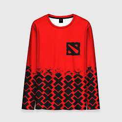 Мужской лонгслив Dota игровой паттерн