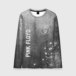 Лонгслив мужской Pink Floyd - grey gradient вертикально, цвет: 3D-принт