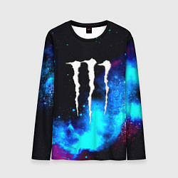 Мужской лонгслив Monster energy космос