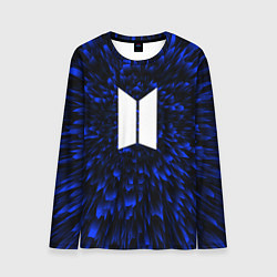 Лонгслив мужской BTS blue energy, цвет: 3D-принт