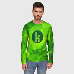 Лонгслив мужской The Killers green poly, цвет: 3D-принт — фото 2