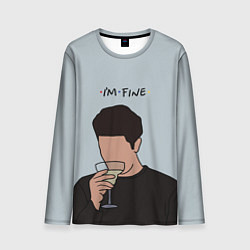 Лонгслив мужской Ross - im fine, цвет: 3D-принт