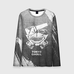 Лонгслив мужской Tokyo Ghoul - grey gradient, цвет: 3D-принт