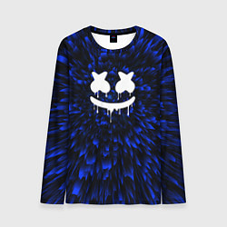 Лонгслив мужской Marshmello blue energy, цвет: 3D-принт