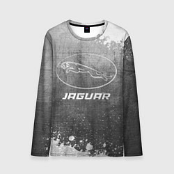 Лонгслив мужской Jaguar - grey gradient, цвет: 3D-принт