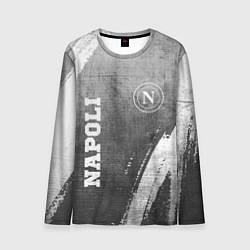 Лонгслив мужской Napoli - grey gradient вертикально, цвет: 3D-принт