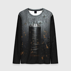 Лонгслив мужской Черная боксерская груша, цвет: 3D-принт