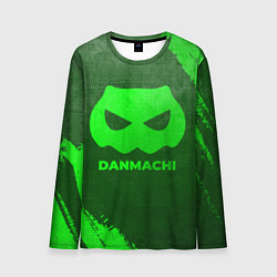 Лонгслив мужской DanMachi - green gradient, цвет: 3D-принт