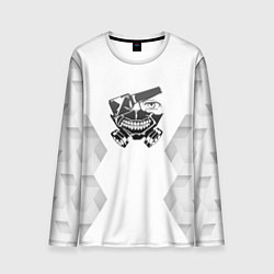 Лонгслив мужской Tokyo Ghoul white poly, цвет: 3D-принт