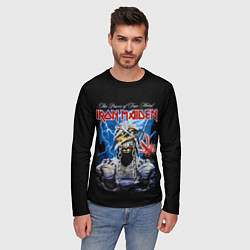 Лонгслив мужской Powerslave Iron Maiden - мумия, цвет: 3D-принт — фото 2