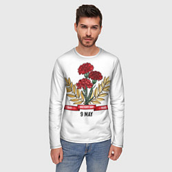 Лонгслив мужской 9 Мая victory day, цвет: 3D-принт — фото 2