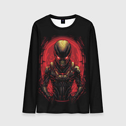 Лонгслив мужской Пришелец из красного портала, цвет: 3D-принт