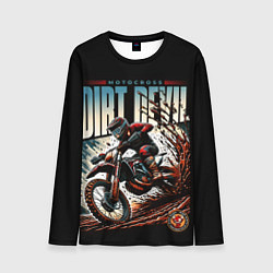 Мужской лонгслив Motocross - dirt devil