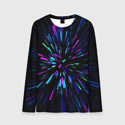 Лонгслив мужской Neon rods, цвет: 3D-принт