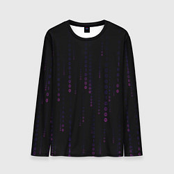 Мужской лонгслив Color black pink