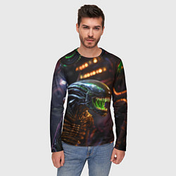Лонгслив мужской Злой Чужой, цвет: 3D-принт — фото 2