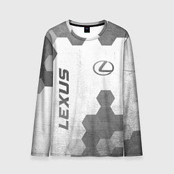 Лонгслив мужской Lexus - white gradient вертикально, цвет: 3D-принт