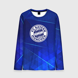 Мужской лонгслив Bayern blue poly