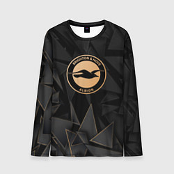 Лонгслив мужской Brighton golden poly, цвет: 3D-принт