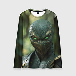 Мужской лонгслив Reptile green Mortal kombat