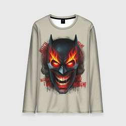 Лонгслив мужской Огенный Бэтмент, цвет: 3D-принт