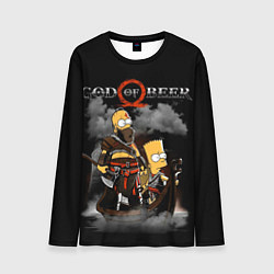 Лонгслив мужской God of beer, цвет: 3D-принт
