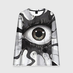 Мужской лонгслив Глаз и щупальца - психоделика