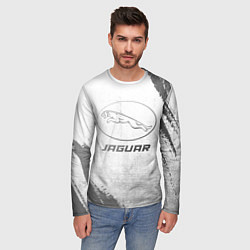 Лонгслив мужской Jaguar - white gradient, цвет: 3D-принт — фото 2