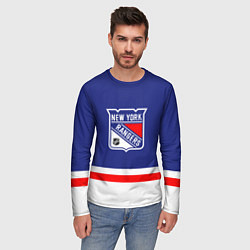 Лонгслив мужской Нью Йорк Рейнджерс хоккей, цвет: 3D-принт — фото 2