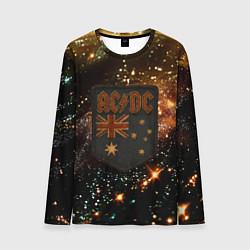 Лонгслив мужской ACDC в стиле нашивки, цвет: 3D-принт