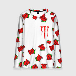 Мужской лонгслив Monster energy steel rose