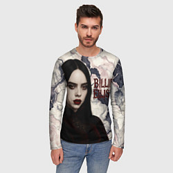 Лонгслив мужской Билли Айлиш в стиле готики, цвет: 3D-принт — фото 2