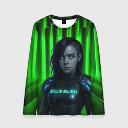 Лонгслив мужской Билли Айлиш космический костюм, цвет: 3D-принт