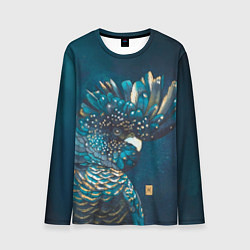 Лонгслив мужской Попугай акварельный - big picture, цвет: 3D-принт