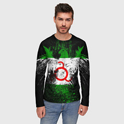 Лонгслив мужской Ингушетия, цвет: 3D-принт — фото 2