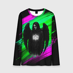 Лонгслив мужской Bones падший ангел, цвет: 3D-принт