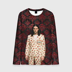 Мужской лонгслив Bones в костюме с розами