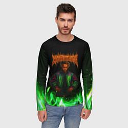 Лонгслив мужской XXXTentacion hardcore, цвет: 3D-принт — фото 2