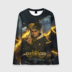 Лонгслив мужской XXXTentacion мультяшный стиль, цвет: 3D-принт