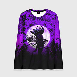Лонгслив мужской Самурай при луне, цвет: 3D-принт