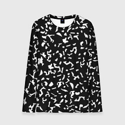 Мужской лонгслив Черный камуфляж