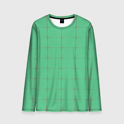 Мужской лонгслив Color green stripes