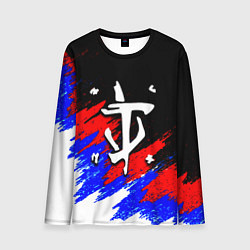 Лонгслив мужской Doom триколор краски, цвет: 3D-принт