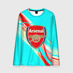 Лонгслив мужской Arsenal stripes, цвет: 3D-принт