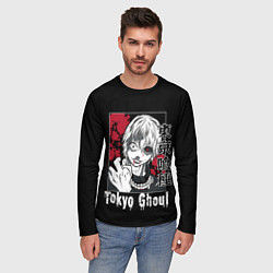 Лонгслив мужской Аниме Токийский Гуль, Кен Канеки, цвет: 3D-принт — фото 2