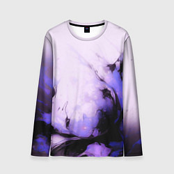 Мужской лонгслив Взрывной индиго светлый