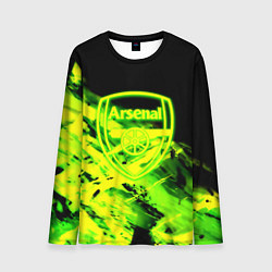 Лонгслив мужской Арсенал кислотные краски, цвет: 3D-принт